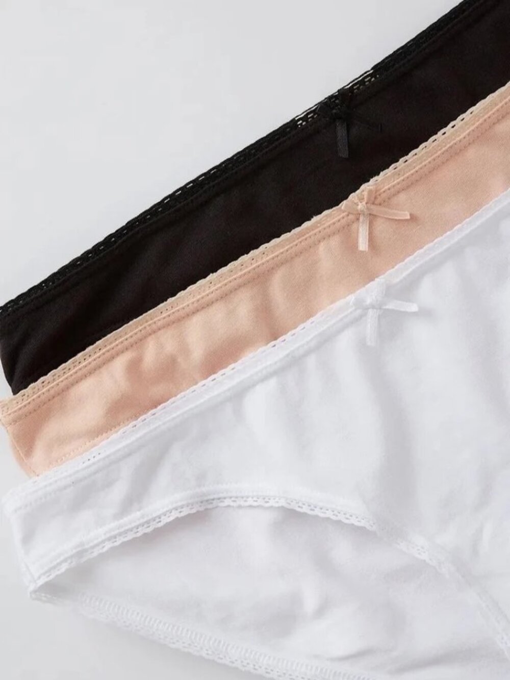 Eberjey Womens Pima Goddess Everyday Bikini L/XL 3 Pack